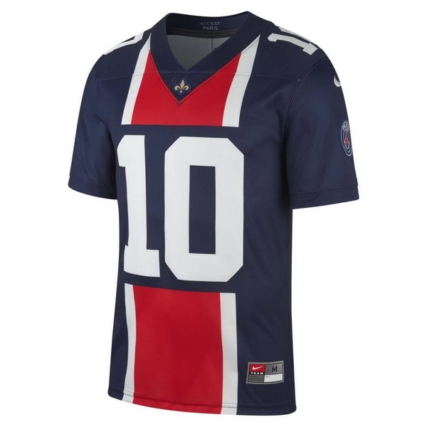 NFL Tailandia Camiseta Paris Saint Germain NEYMAR NO.10 2019 2020 Azul